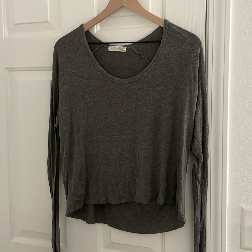 Joah brown slouchy long sleeve
